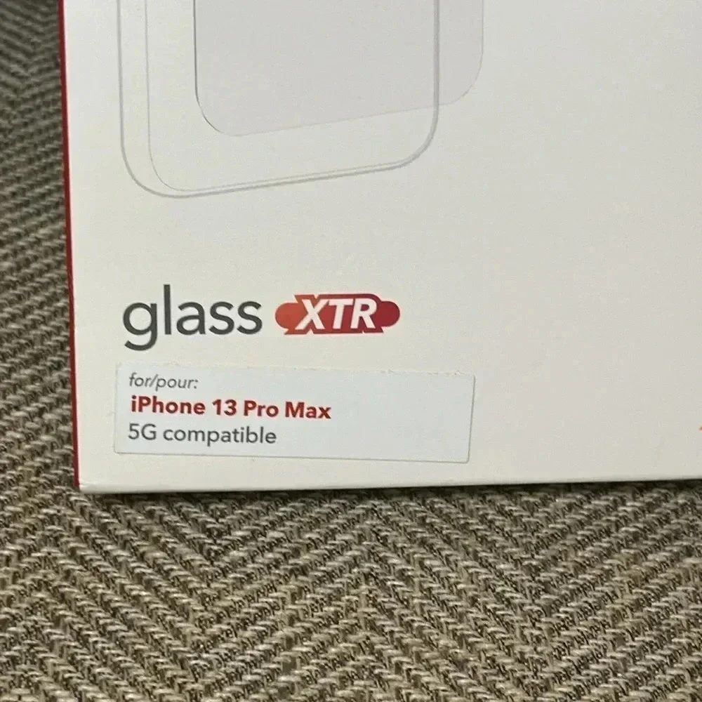 NWT Zagg Invisible Shield Glass XTR iPhone 13 Pro Max Screen Protector $65 MSRP